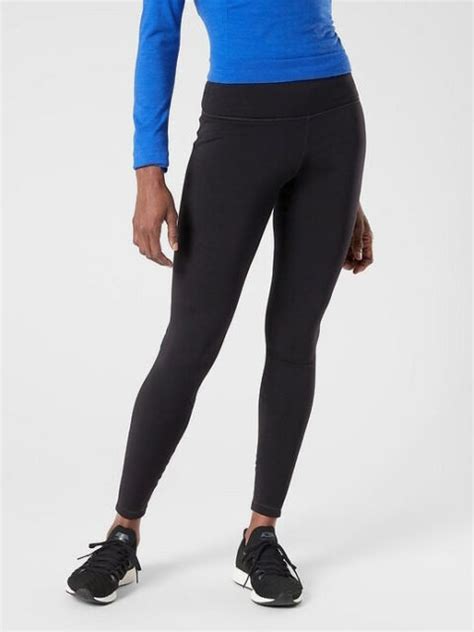 Athleta Altitude Polartec Power Stretch Tight Leggings Mp Medium Petite