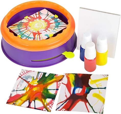 Swirl Painting Kit For Kids Magic Spin Art Machine Set With Spinning