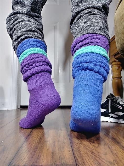 80s Fashion Slouch Socks