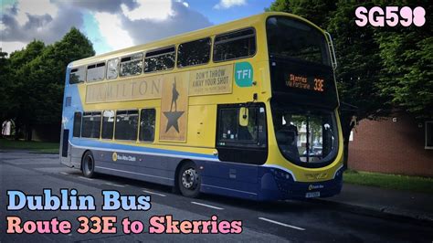 Dublin Bus Route 33E Lwr Abbey St To Skerries Full Route Visual