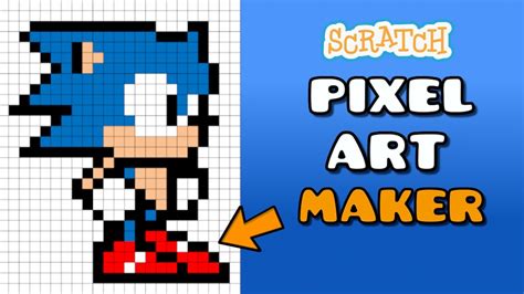 Pixel Art Maker Scratch Game Tutorial Youtube