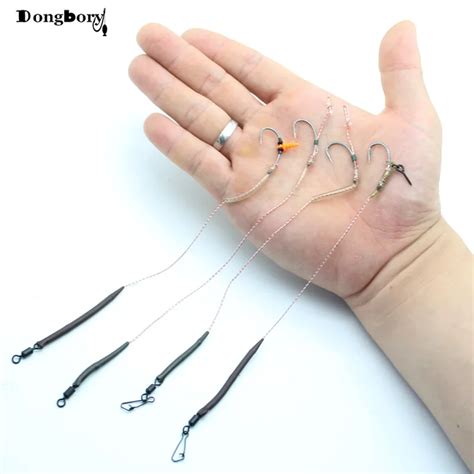 Aliexpress Buy 4pcs Handmade Braid Line Hair Rigs For Carp