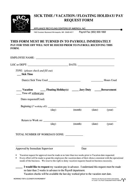 Sick Off Request Fill Out Sign Online Dochub