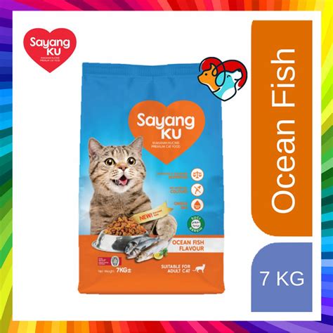 Sayangku Ocean Fish Tuna Chicken Tuna Dry Cat Food Kg Shopee