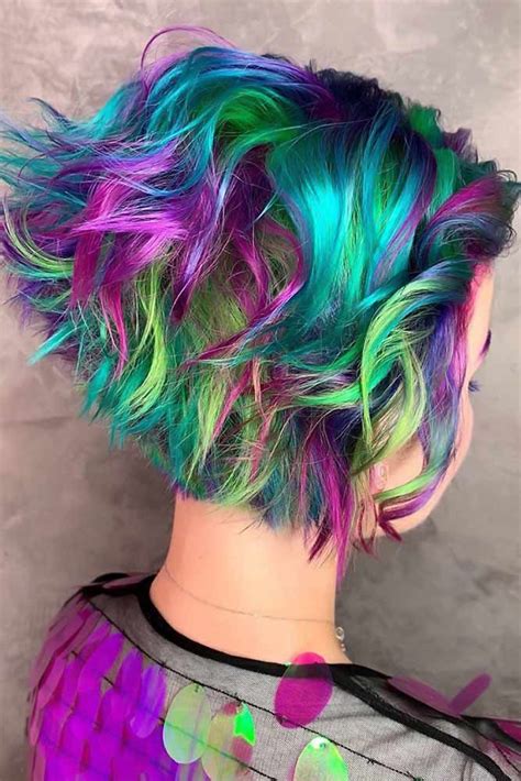 26 Stunning Ideas Of Galaxy Hair Explore The Colors Of The Universe Bright Hair Colors