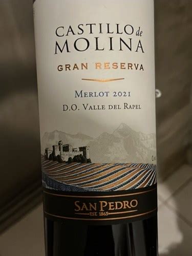 San Pedro Castillo De Molina Gran Reserva Merlot Vivino Australia