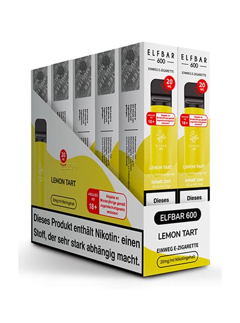 Elfbar Einweg E Shisha ca 600 Züge Cola 20 mg ml 10er Pack A