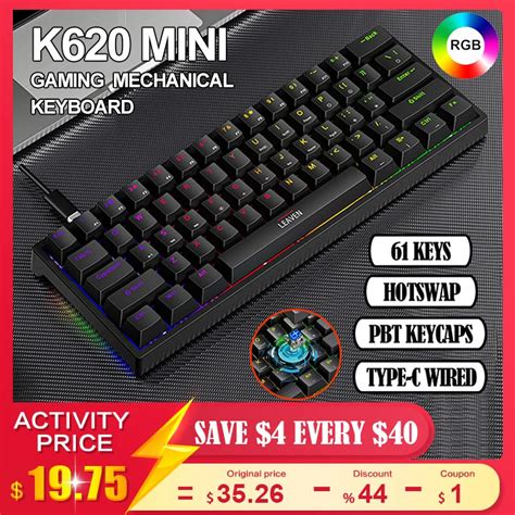 K Mini Oyun Mekanik Klavye Tu Rgb Hotswap Type C Kablolu Oyun