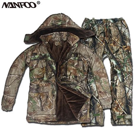 NEW 5PCS Winter Bionic Camouflage Hunting Clothing Waterproof Thermal ...