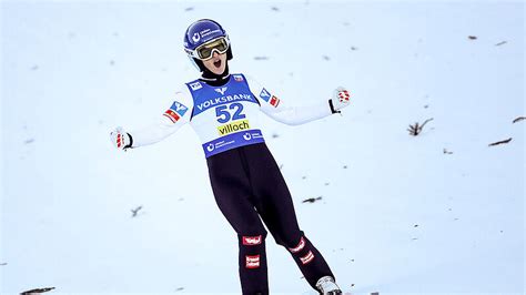 Skispringen Pinkelnig erneut Zweite in Villach Double für Prevc