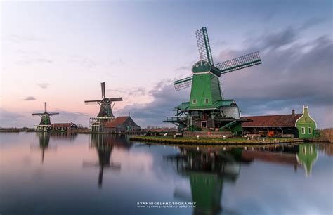 Windmills at the Zaanse Schans - ryannigelphotography.com