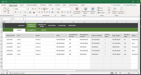 Planilha De Loteamento De Terrenos Em Excel Planilhas Prontas Hot Sex