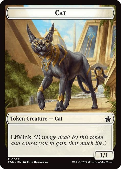 Cat 0027 Phyrexian Goblin Double Sided Token Foundations Magic