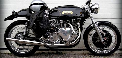 Vincent Motorcycle Racing Shadow Cafe Racer Combustible