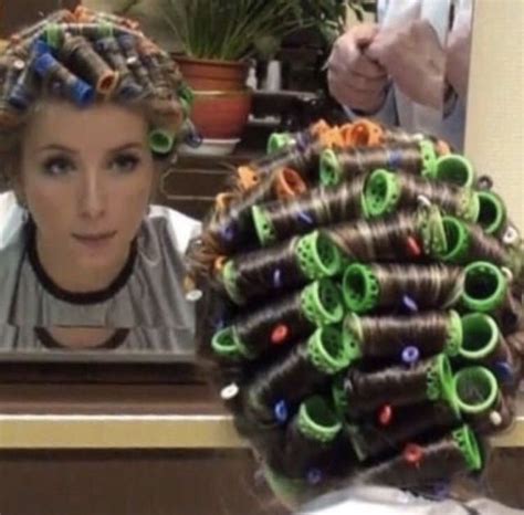 Roller Set Hairstyles Girl Hairstyles Hair Rollers Curlers Shot