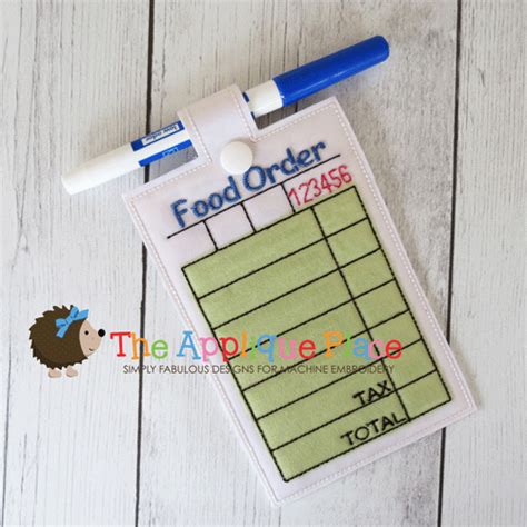 Ith Food Order Pad