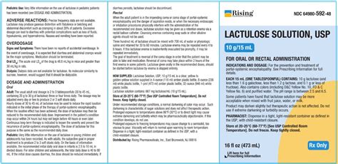 Dailymed Lactulose Solution Lactulose Solution Usp 10 G 15 Ml Solution