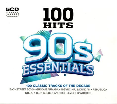 Various Artists 100 Hits 90s Essentials 5cd Cd דיסק