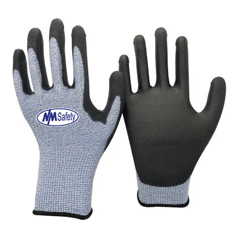 Oem Supplier Cut Resistant Pu Coated Gloves Nm Safety