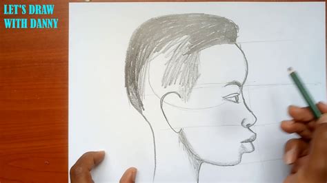 How To Draw Black Man African Face Drawing How To Draw Black Boy