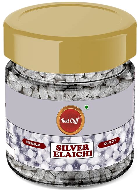 Red Cliff Pure Silver Coated Elachi Silver Varq Coated Grade A Plus