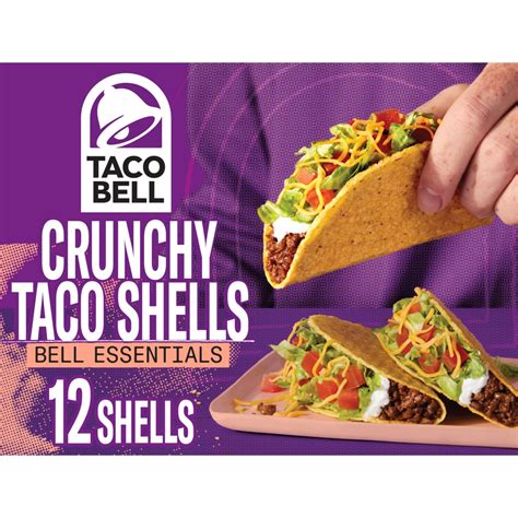 Taco Bell Mild Crunchy Seasoned Flavor Taco Shells 12 Ct 48 Off