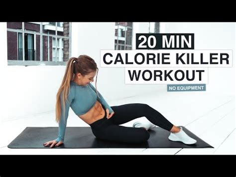 Min Calorie Killer Cardio Workout Full Body No Equipment Youtube