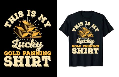 Vintage Gold Panning T-shirt Design Graphic by tee_expert · Creative ...