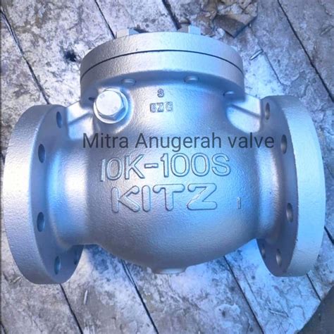 Jual Swing Check Valve Kitz Cast Iron Jis 10k 3inch Klep Tabok Jakarta Barat Mitra