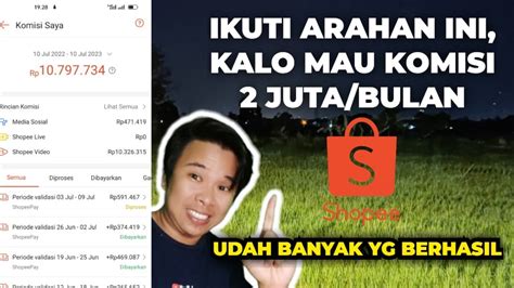 Pemula Bisa Komisi Juta Bulan Ribu Minggu Shopee Affiliate