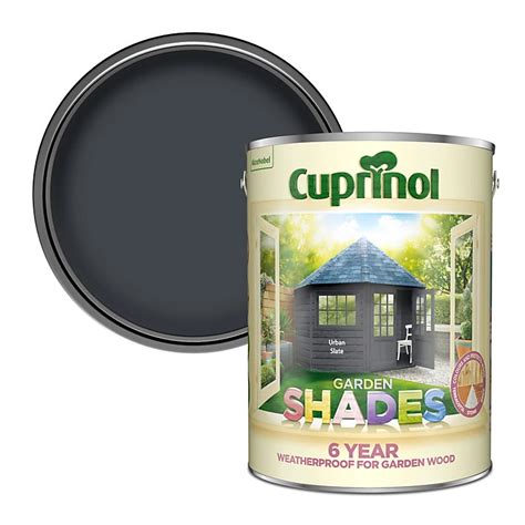 Cuprinol Garden Shades Urban Slate Matt Exterior Wood Paint 5l Diy At Bandq