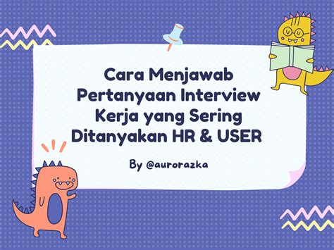 Rora Career Tips Cek Pinned On Twitter Cara Menjawab