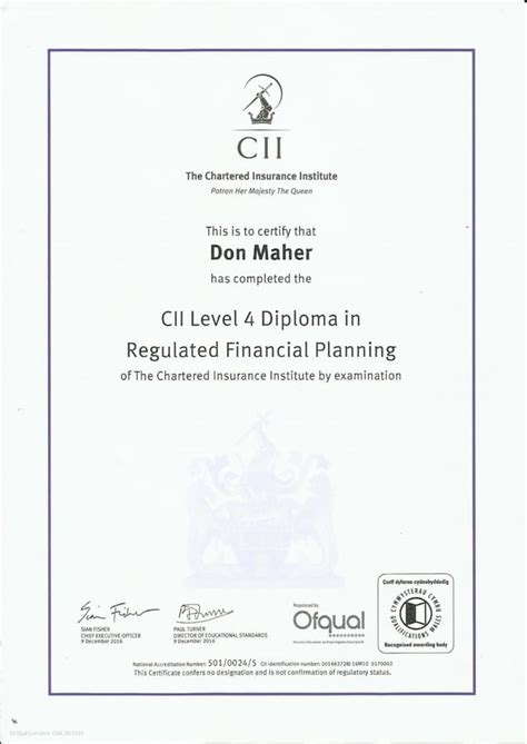 Cii Level Diploma In Regulated Financial Planning Pdf