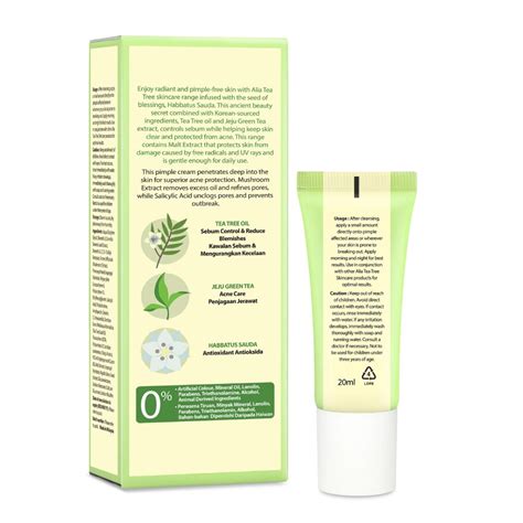 Alia Tea Tree Pimple Cream 20ml Th