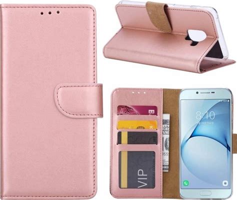 Samsung Galaxy A Bookcase Rose Goud Portemonee Hoesje Bol