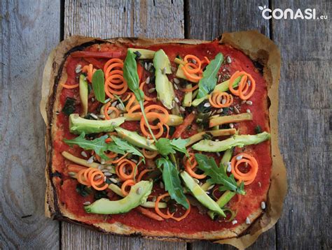 Receta Pizza De Quinoa Con Verduras