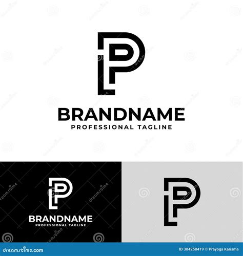 Letter Pl Modern Logo Suitable For Business With Pl Or Lp Initials