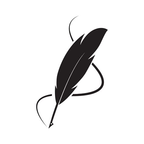 vector logo de pluma  vector en vecteezy