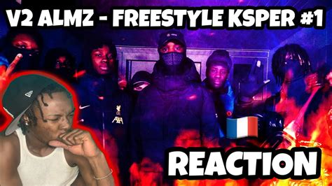 AMERICAN REACTS TO FRENCH DRILL RAP V2 ALMZ FREESTYLE KSPER 1 YouTube