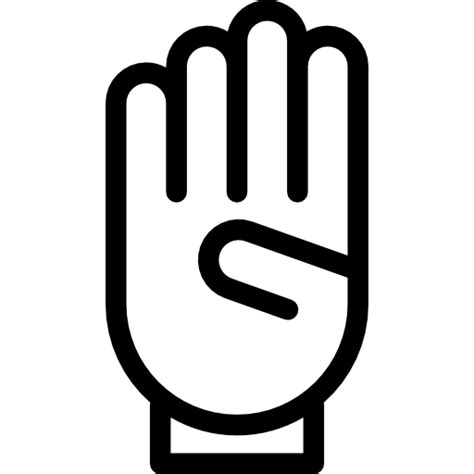 Four Fingers Kostenlose Icon