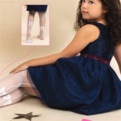 Collant Da Bambina In Filanca Aquilone Bianchi Megan Confezione Da 4 Paia Bianchi Diesse Bimbi