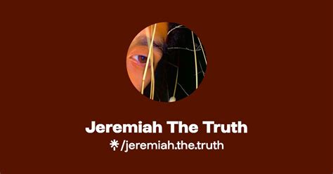 Jeremiah The Truth Linktree