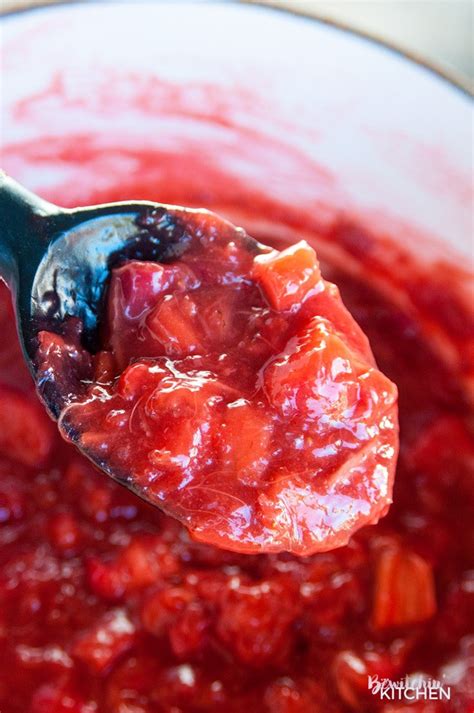 Strawberry Rhubarb Pie Filling The Bewitchin Kitchen