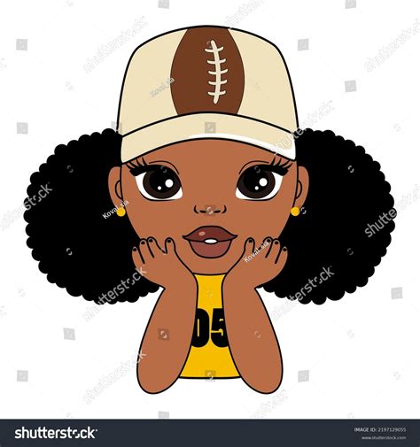 Little Black Girl Clipart