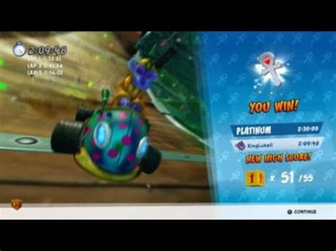 Crash Team Racing Nitro Fueled Clockwork Wumpa Platinum Relic YouTube