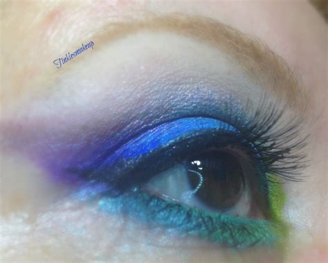 Tinklesmakeup: Eye makeup look shiny turquoise