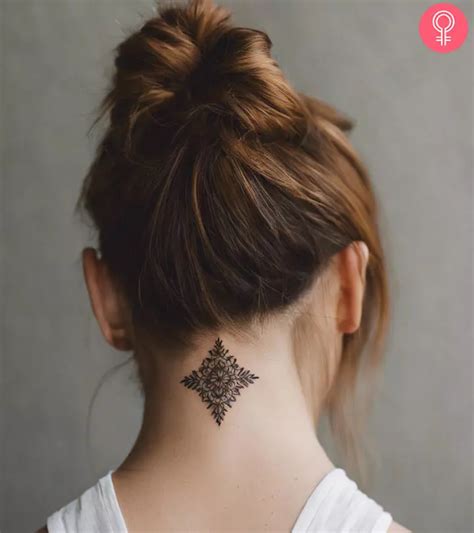 8 Attractive Back Of Neck Tattoo Designs With Meanings