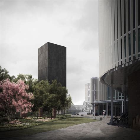 Grenfell Tower reimagined as a black concrete-covered memorial | Dezeen ...