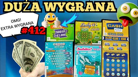 Zdrapki Lotto 412 SZOK WIELKA WYGRANA W ZDRAPCEWiększość zdrapek