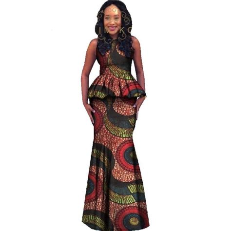 Kitenge Africa Women 2 Piece Ankara Dashiki Crop Top And Skirt X10972 Afrinspiration